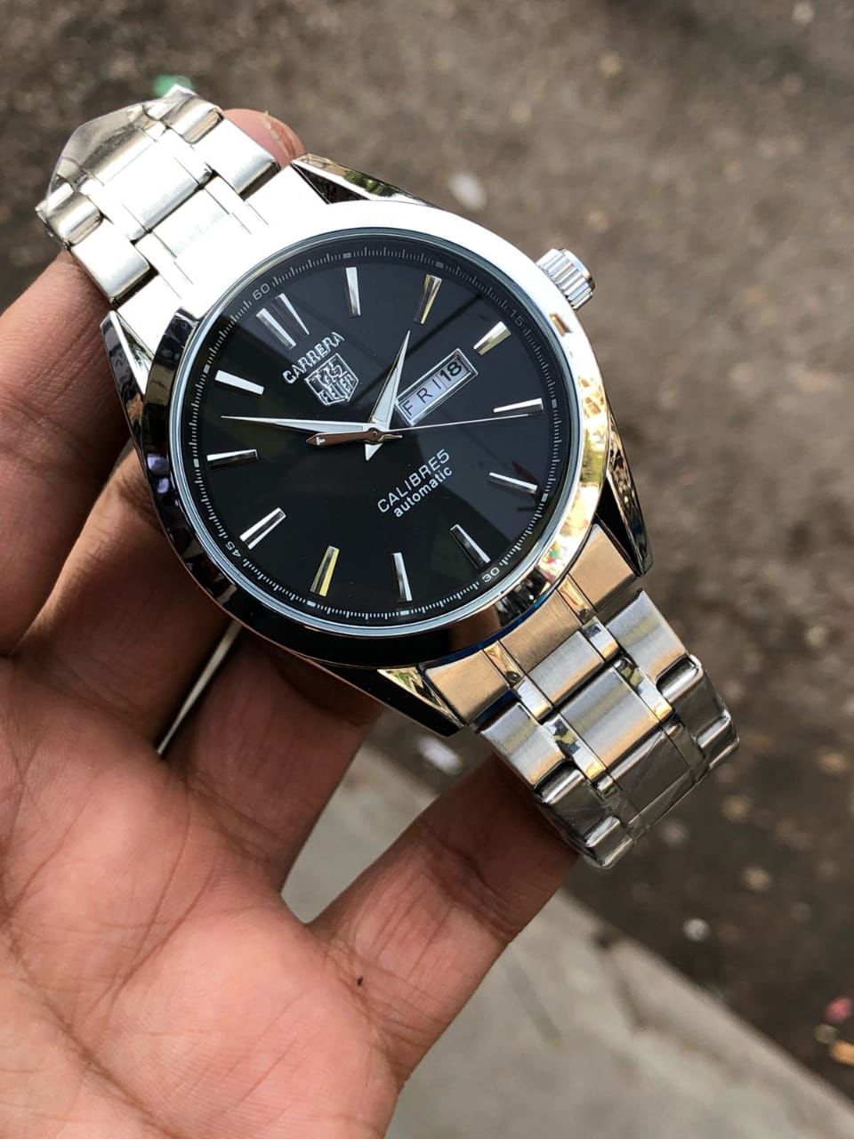 CARRERA Classic Stainless Steel Automatic Watch